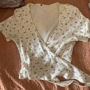 Brandy Melville wrap shirt